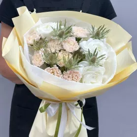 Букет &laquo;Весенние облака&raquo; от интернет-магазина «Цветочные истории»