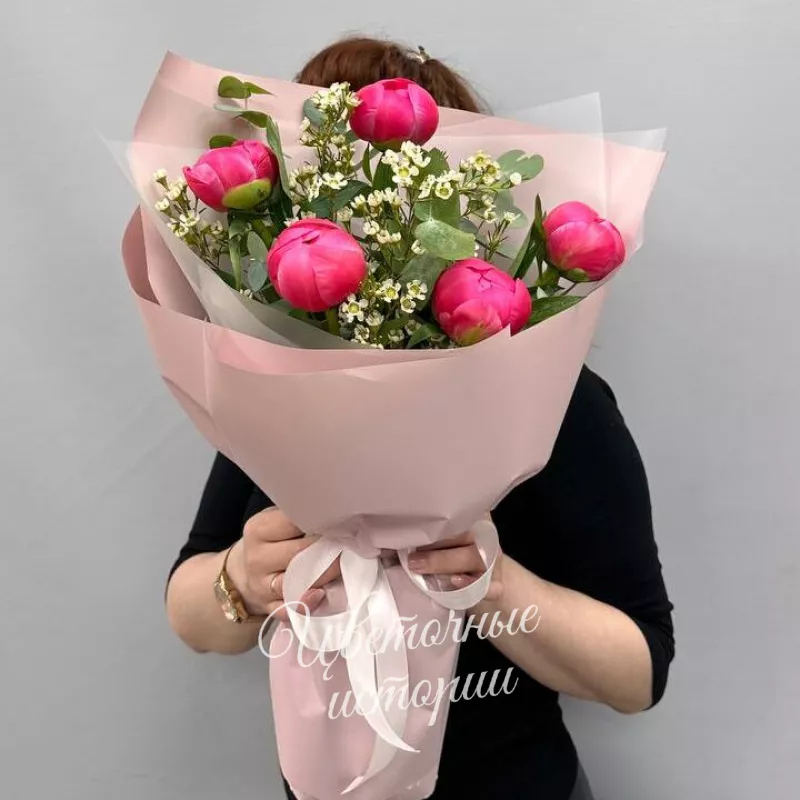 Букет из пионов &laquo;Ягодное чудо&raquo; 2