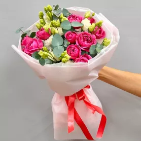 Букет &laquo;Сладкий поцелуй&raquo; от интернет-магазина «Цветочные истории»