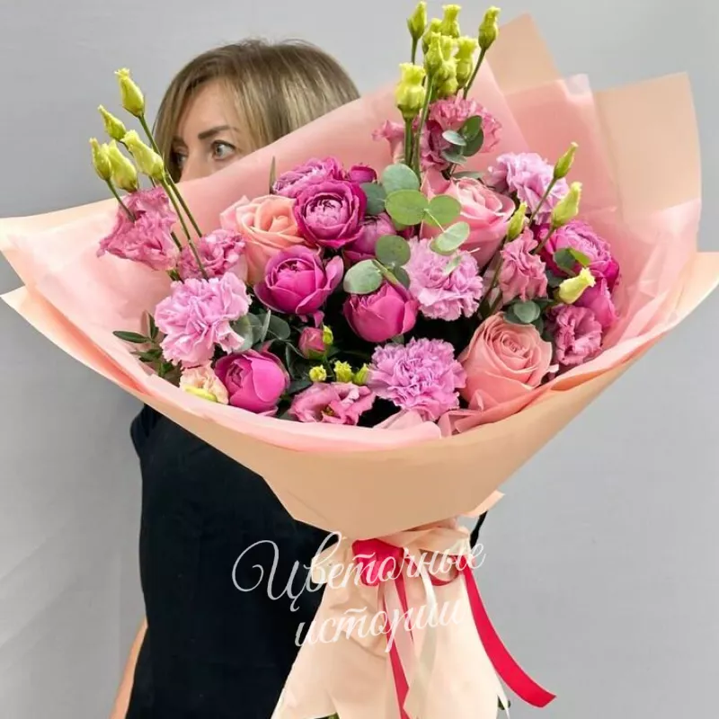 Букет &laquo;Малиновый коктейль&raquo;