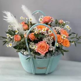 Композиция &laquo;Пляжное настроение&raquo; от интернет-магазина «Цветочные истории»