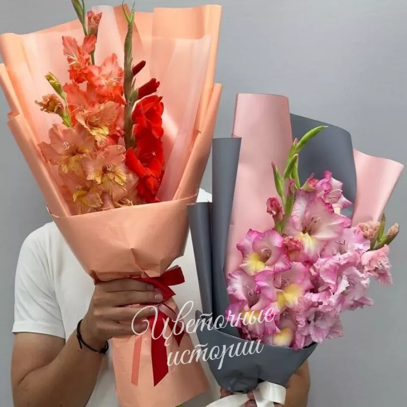 Чудесные гладиолусы (ЦВЕТ ПО НАЛИЧИЮ)