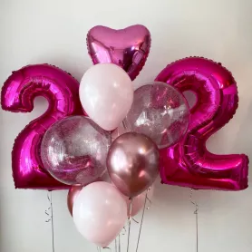 Сет из шаров &laquo;22&raquo; от интернет-магазина «Цветочные истории»