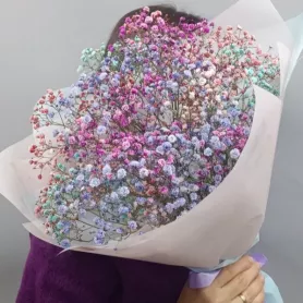 Букет из гипсофилы от интернет-магазина «Цветочные истории»