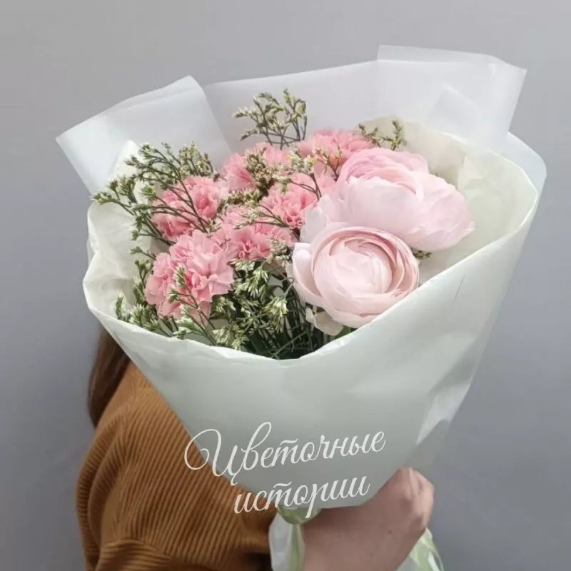 Букет &laquo;Букет из Ранункулюса - Нежное прикосновение&raquo;