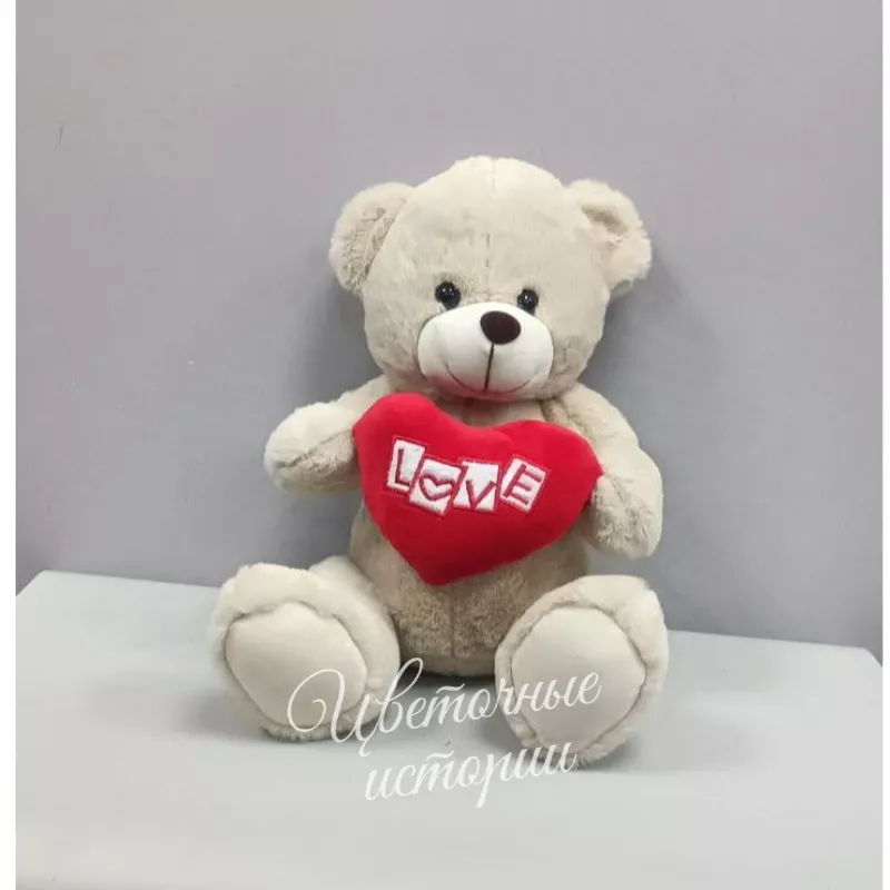 Игрушка мишка с сердечком