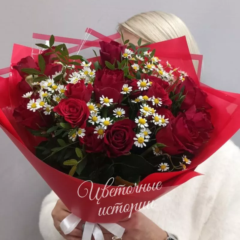 Букет красных роз &laquo;Букет с красной Розой&raquo;