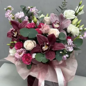 Композиция &laquo;Яркий микс&raquo; от интернет-магазина «Цветочные истории»