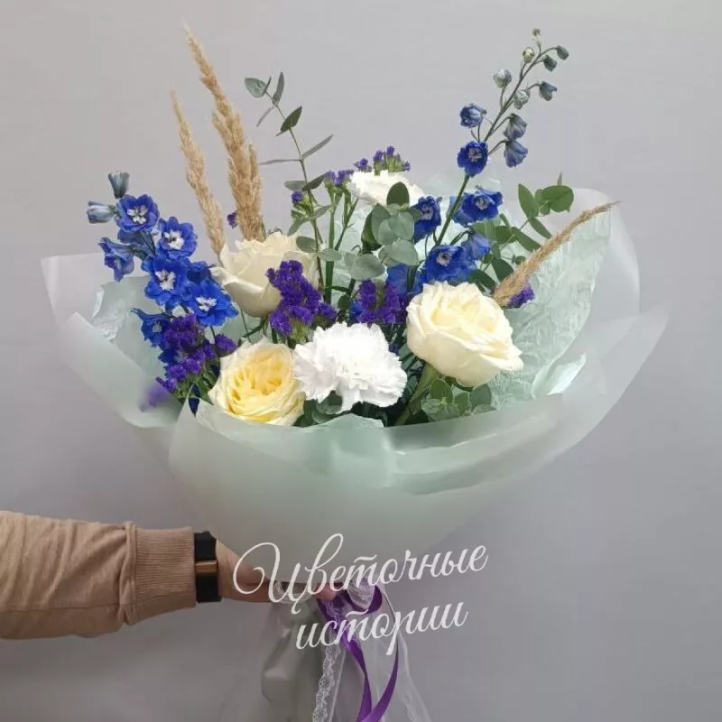Букет &laquo;Утренний бриз с Дельфиниумом&raquo; 1