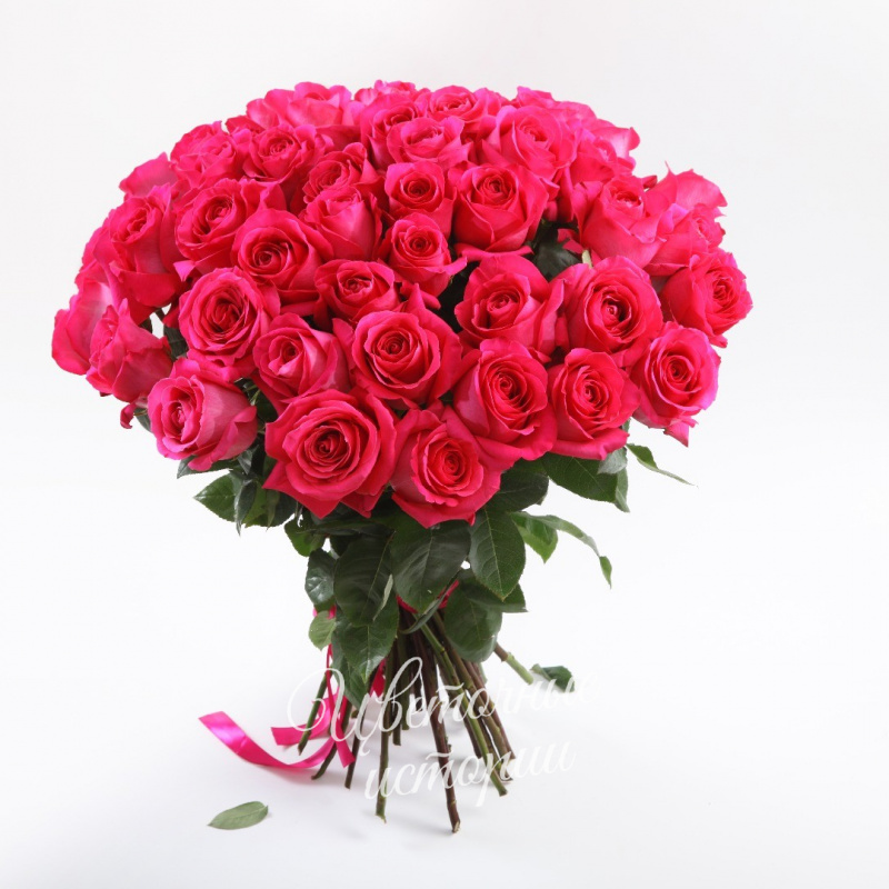 Букет розовых роз «Для праздника»
