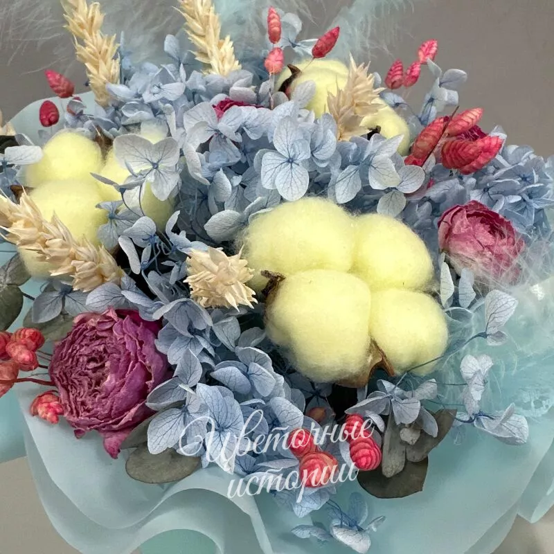 Голубые сухоцветы  3