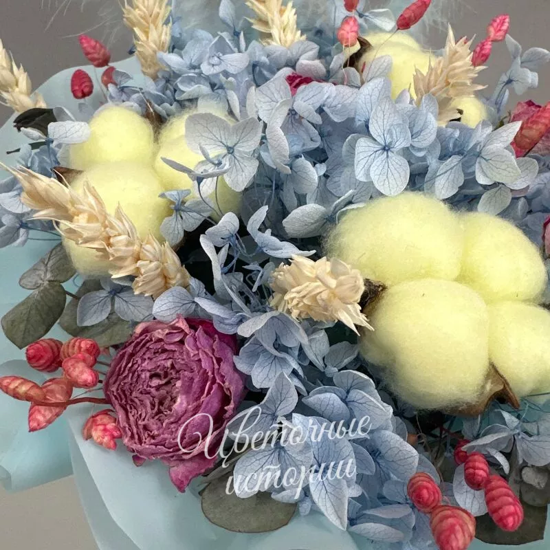 Голубые сухоцветы  4