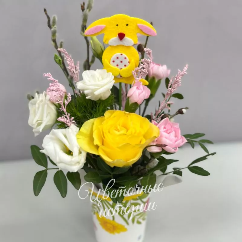 Зайчик в цветах 1