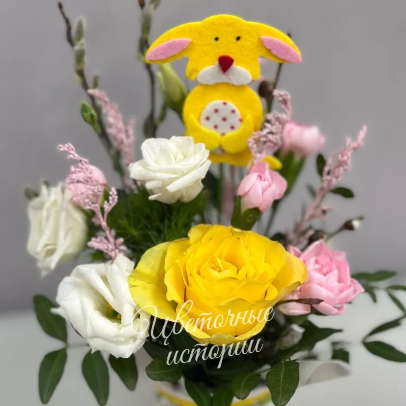 Зайчик в цветах 2