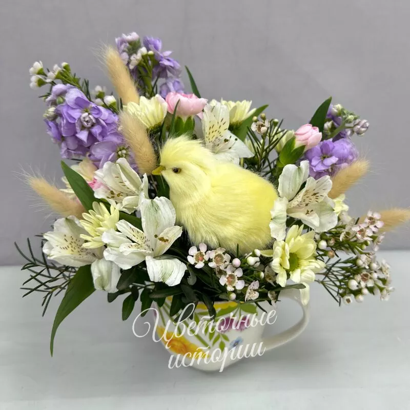 Композиция в коробке &laquo;Светлый праздник&raquo;