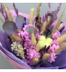 Сиреневая дымка-букет из сухоцветов. 3