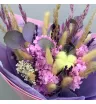 Сиреневая дымка-букет из сухоцветов. 3
