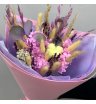 Сиреневая дымка-букет из сухоцветов. 1