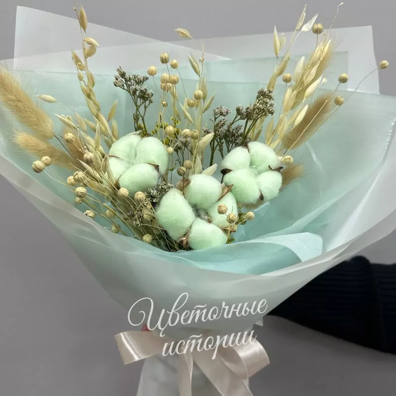 Экобукет из сухоцветов  3