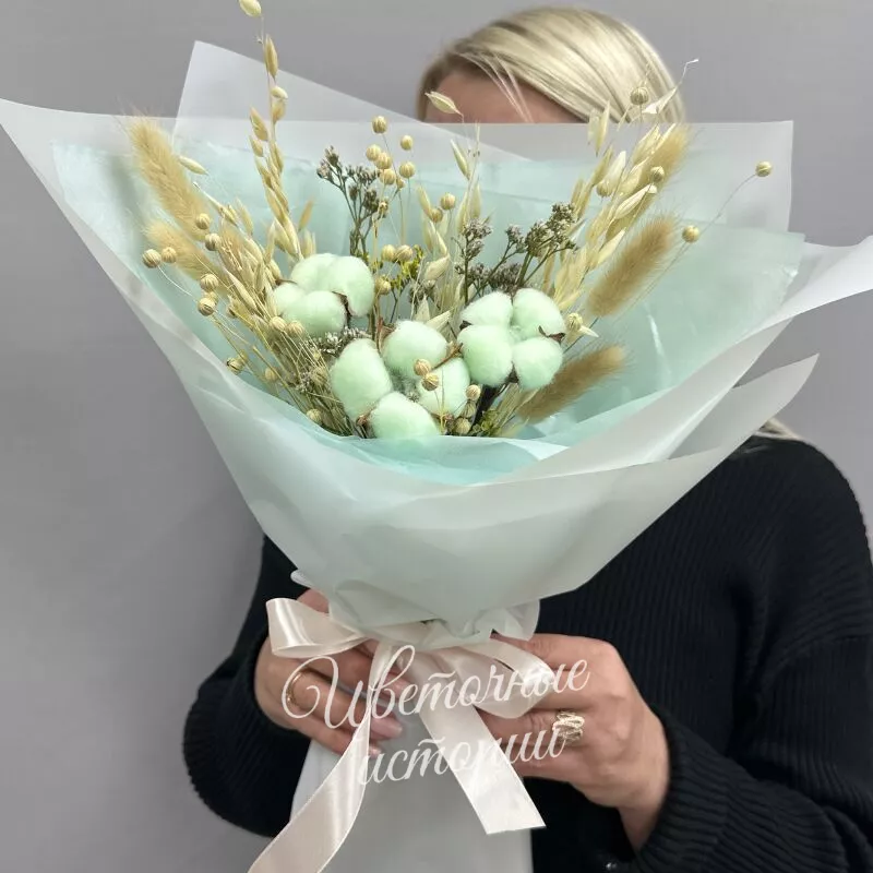 Экобукет из сухоцветов  1