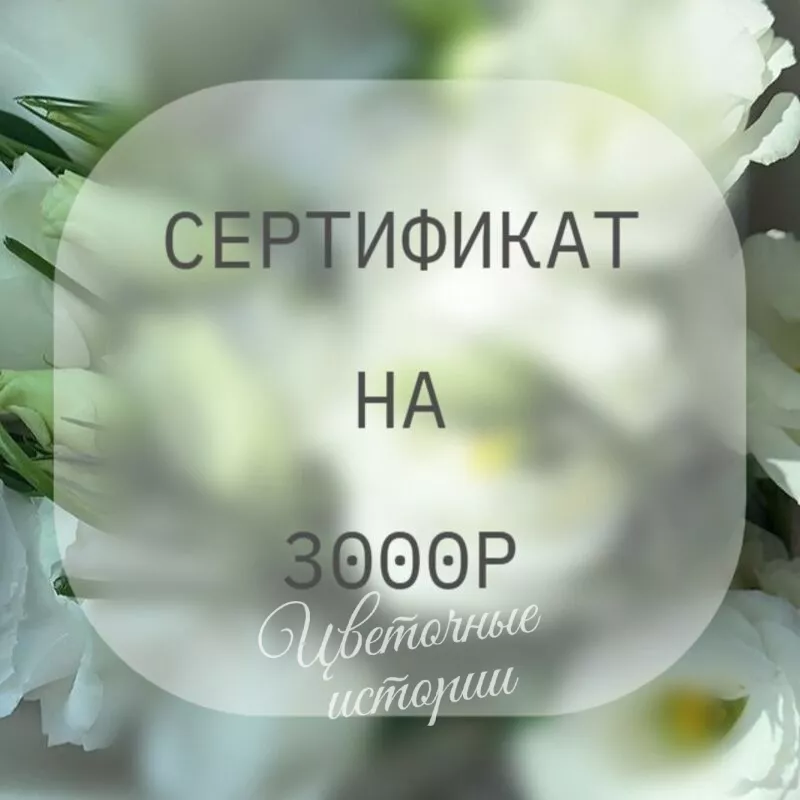 Сертификат на 3000р