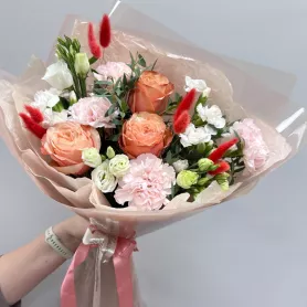 Розовый сон от интернет-магазина «Цветочные истории»