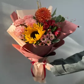 Солнечная осень от интернет-магазина «Цветочные истории»