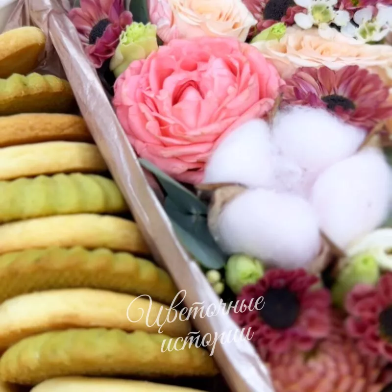 Коробка с печеньем &laquo;Вкусный комплимент&raquo; 2