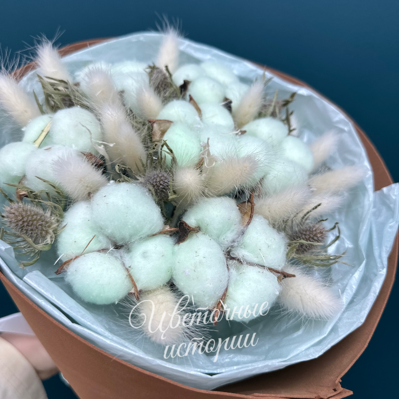 Букет из сухоцветов &laquo;Мятный шоколад&raquo; 2