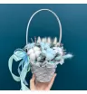 Корзинка с сухоцветами &laquo;Лунный свет&raquo; 1
