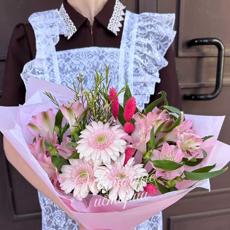 Букет на последний звонок &laquo;Нашему учителю&raquo; 2