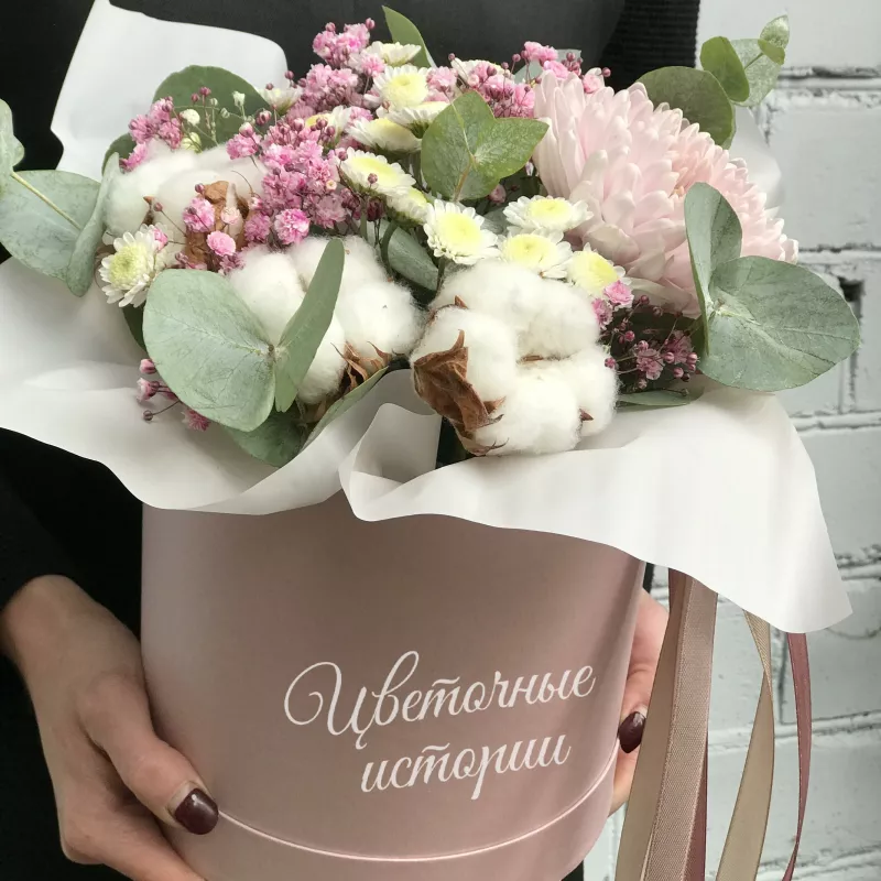 Композиция в коробке &laquo;Тёплые чувства&raquo; 2