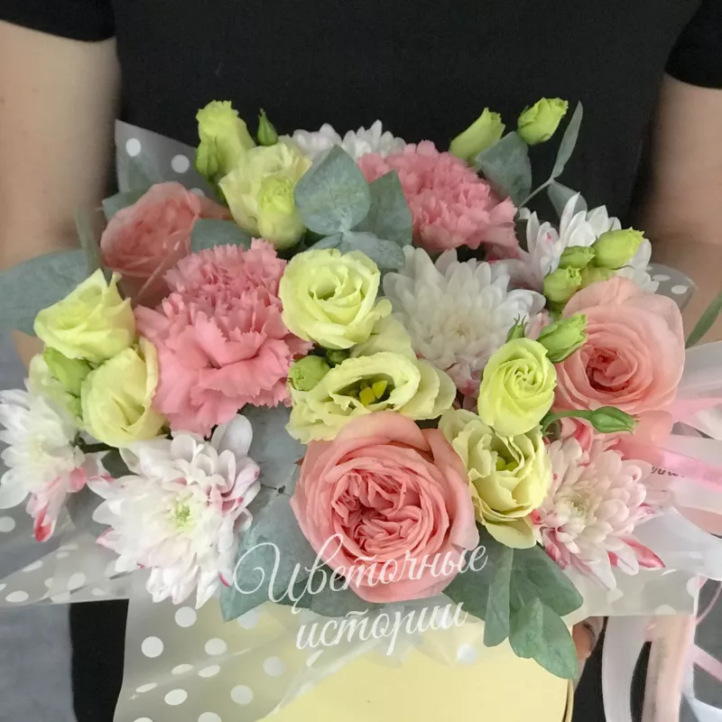 Композиция в коробке &laquo;Первая любовь&raquo; 1