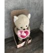 Романтичный Котик с розовым сердечком 1
