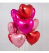 Шар сердце фольгированый
