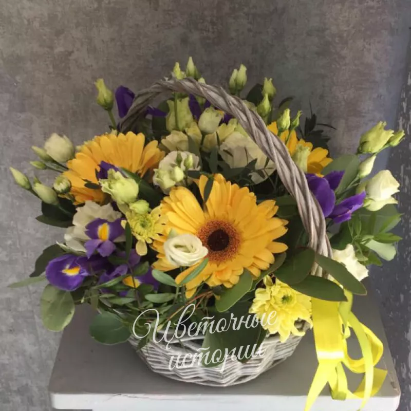 Композиция &laquo;Корзинка с солнцем&raquo;