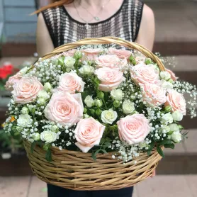 Розовые облака от интернет-магазина «Цветочные истории»