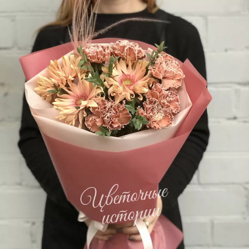 Букет &laquo;Карамельный капучино&raquo;