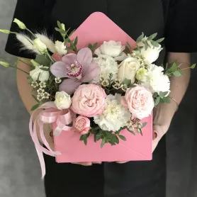 Композиция &laquo;Письмо любви&raquo; от интернет-магазина «Цветочные истории»