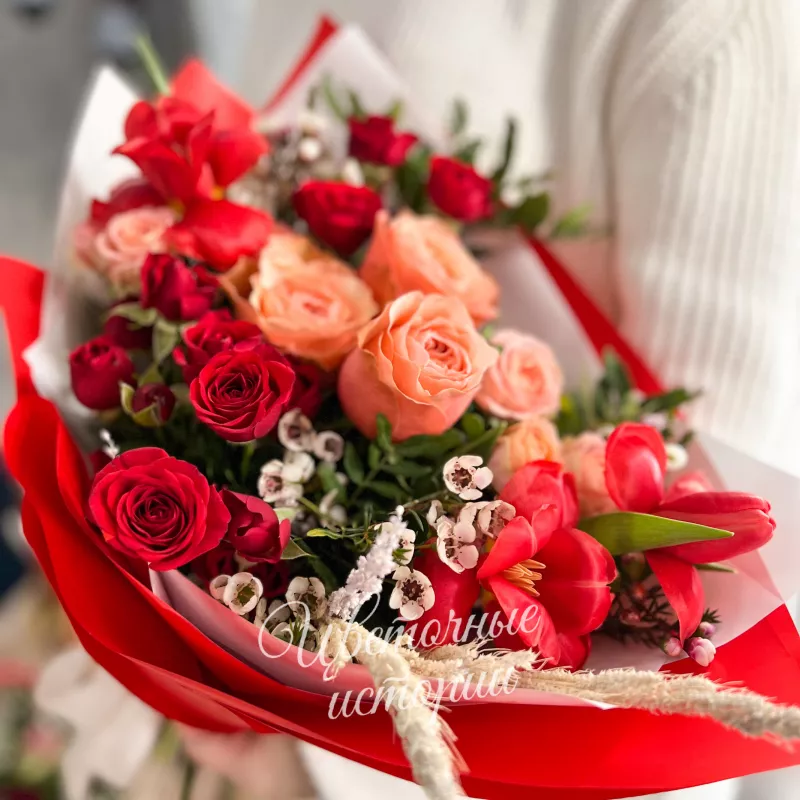 Букет &laquo;Пылкая любовь&raquo;