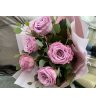 Букет «Букет из 5 роз с эвкалиптом» 1