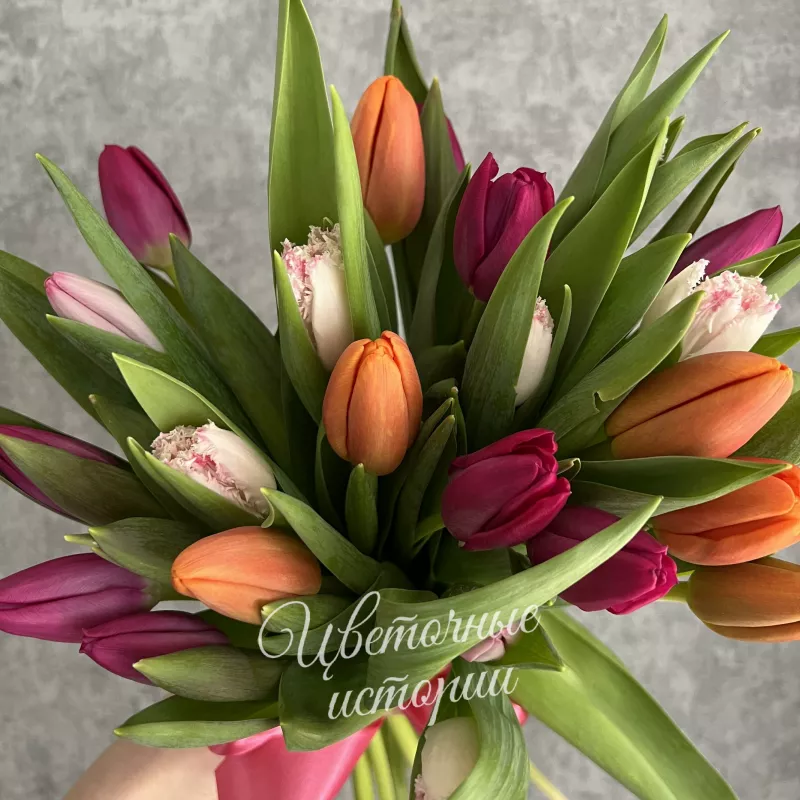 Букет &laquo;Тюльпановый микс&raquo;