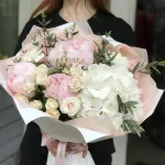 Букеты с пионами