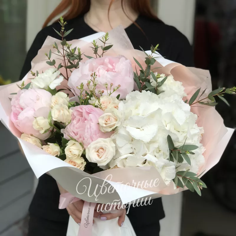 Букет из пионов &laquo;Волшебный миг&raquo;