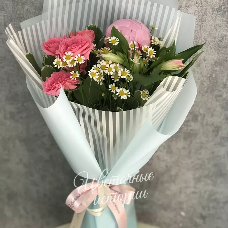 Букет из пионов &laquo;Счастливое лето&raquo;