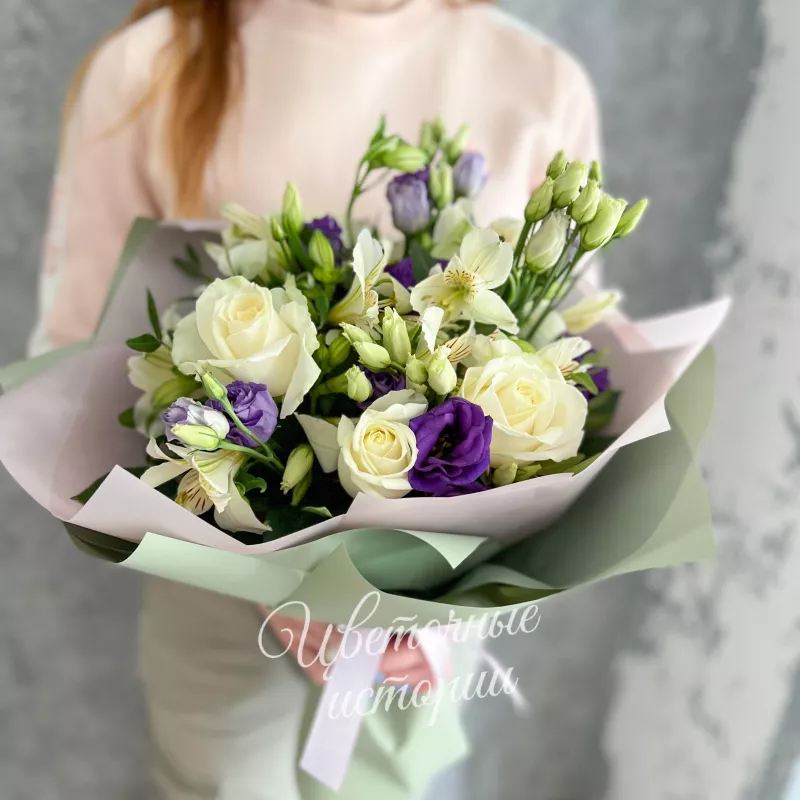 Букет &laquo;Сияние сапфира&raquo;