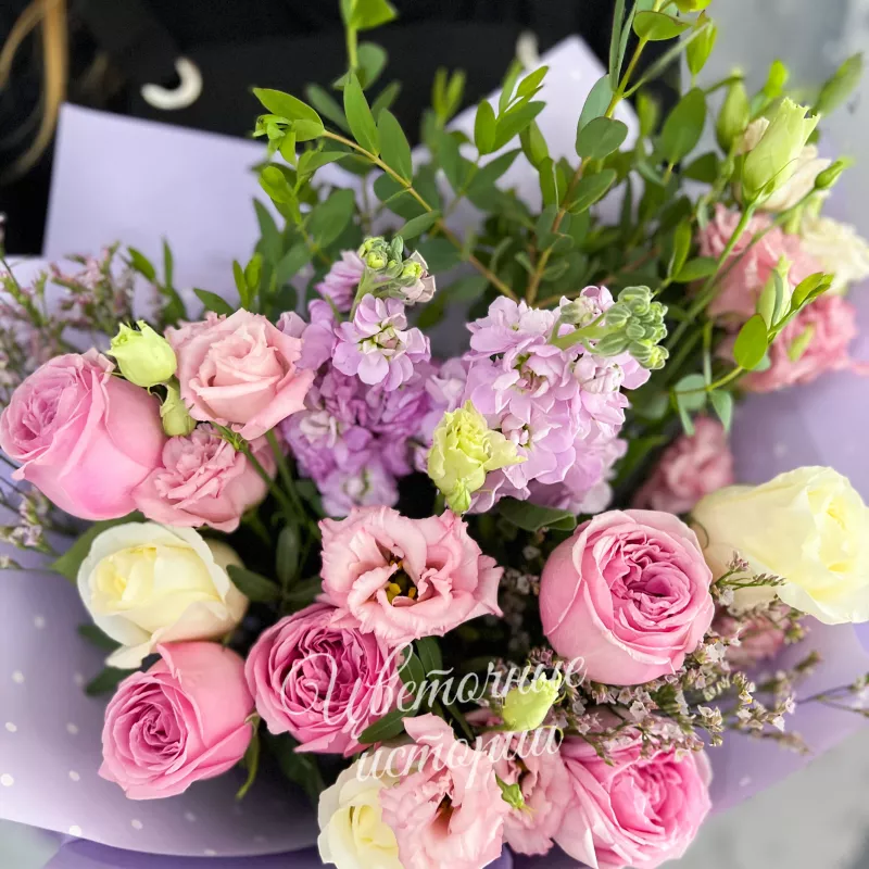 Букет &laquo;Розовое шампанское&raquo; 1