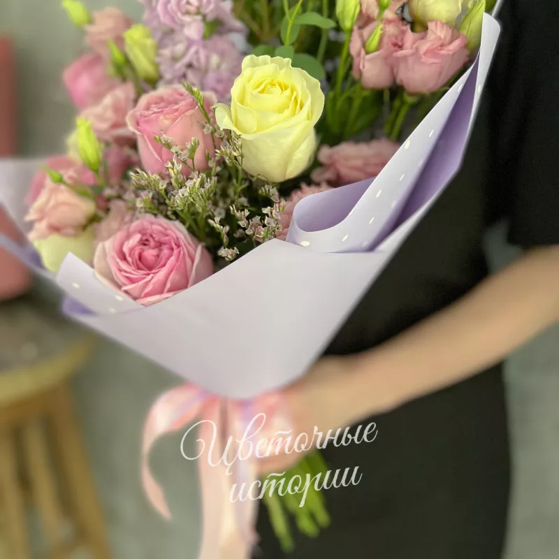 Букет &laquo;Розовое шампанское&raquo; 2