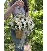 Композиция &laquo;Сумочка с ромашками&raquo;