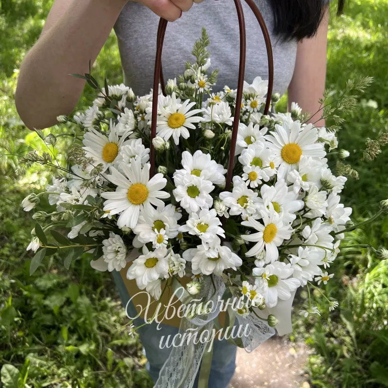 Композиция &laquo;Сумочка с ромашками&raquo; 1